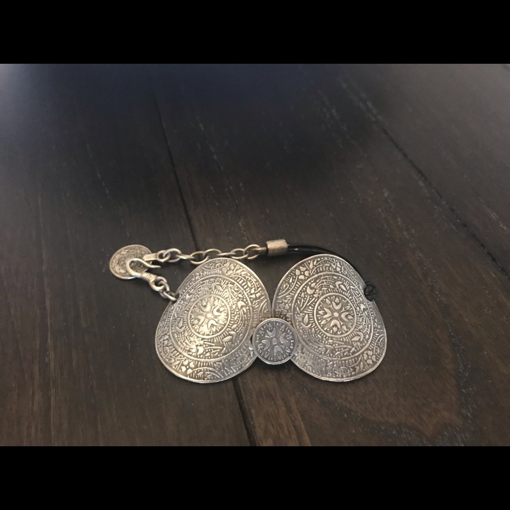 Silver Bohemian bracelet
